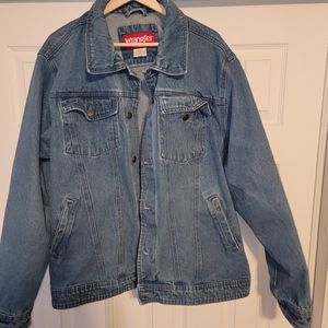 Wrangler denim jacket large